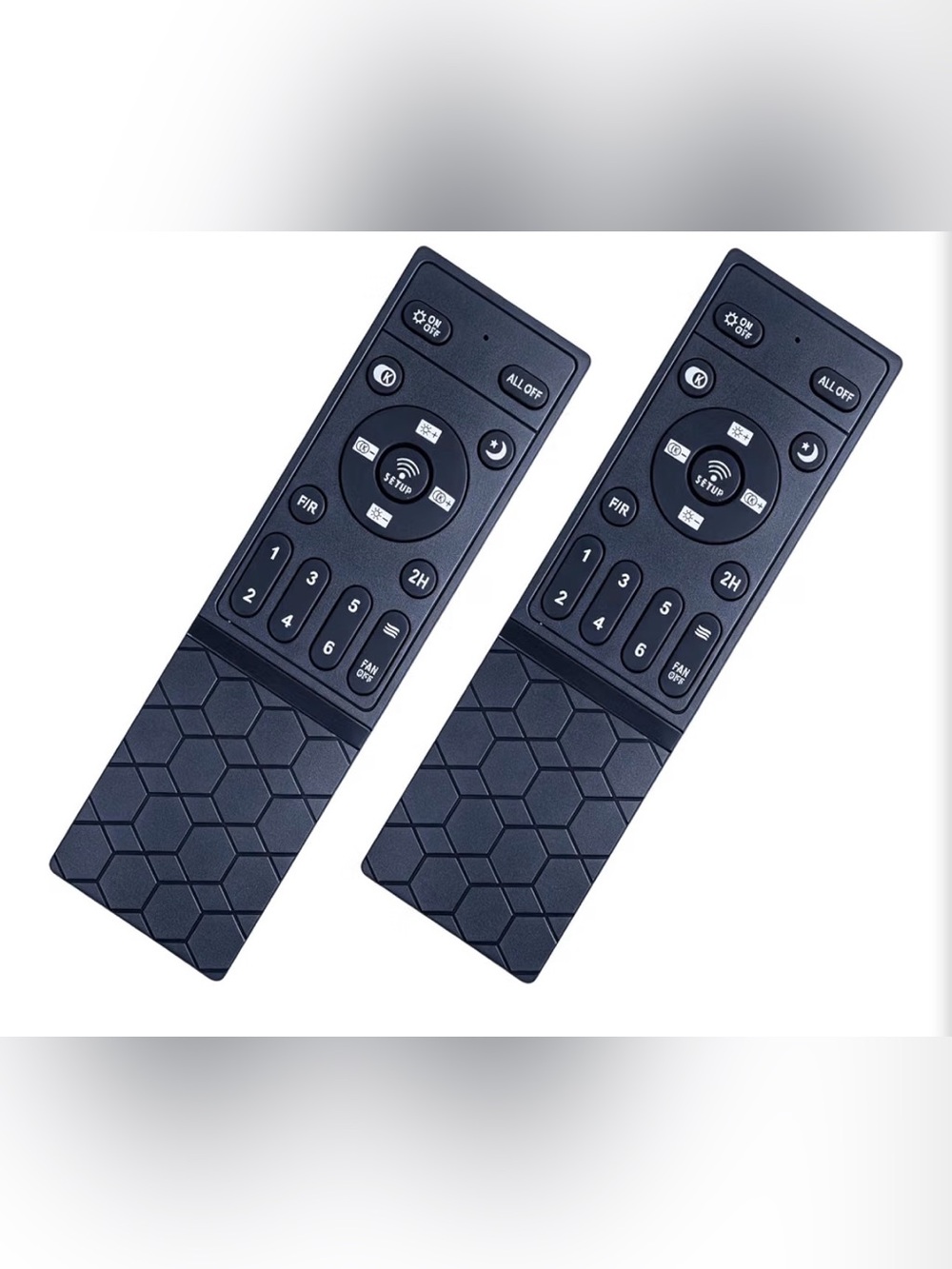 Two Universal Remote Controls foTwo Universal Remote Controls for Fan and Lights
